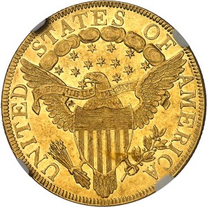 Federal Republic of the United States of America (1776-present). 10 dollars Liberty cap 1799, Philadelphia.