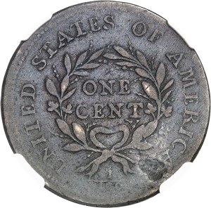 Federal Republic of the United States of America (1776-present). One hundred Liberty with flowing hair 1793, Philadelphia.