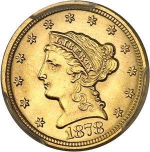 Federal Republic of the United States of America (1776-present). 2.5 Liberty 1878, Philadelphia.