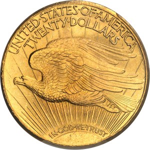 Federal Republic of the United States of America (1776-present). 20 Saint-Gaudens dollars, with 1926 motto, Philadelphia.