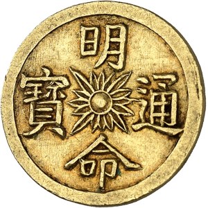 Annam, Minh Mang (1820-1841). Tiên d’or ND.