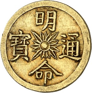 Annam, Minh Mang (1820-1841). Tiên d'or ND.