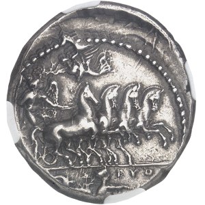 Sicile, Syracuse, deuxième démocratie (466-405 av. J.-C.). Tétradrachme, avers signé par Euth- et le revers par Phrygillos ND (415-405 av. J.-C.), Syracuse.