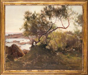 Tadeusz Styka (1889-1954), Brzeg morza w Bretanii, 1907