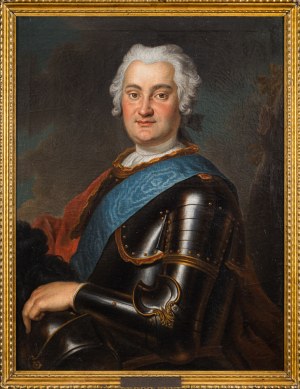 Pracownia Silvestre Louis de Silvestre (1675-1760), Portret Hrabiego Rutowskiego, syna naturalnego Augusta II, lata 20-te XVIII w.