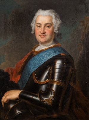 Pracownia Silvestre Louis de Silvestre (1675-1760), Portret Hrabiego Rutowskiego, syna naturalnego Augusta II, lata 20-te XVIII w.