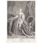 Jacques Chereau (1688-1776), Marie Princesse de Pologne, Reine de France et de Navarre, ok. 1730