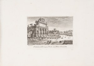 Giovanni Battista Piranesi (1720-1778), Fontana dell'acqua Paola sul Monte Gianicolo, 1750