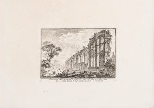 Giovanni Battista Piranesi (1720-1778), Aquedotti dell'Acqua Claudia di contra S. Stefano Rotondo, 1750