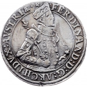 Archduke Ferdinand II. of Tyrol, 1 Thaler ND (1584-1595), Ensisheim