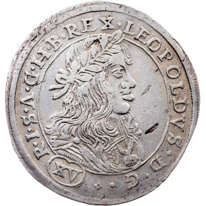 Leopold I., 15 Kreuzer 1660, Vienna