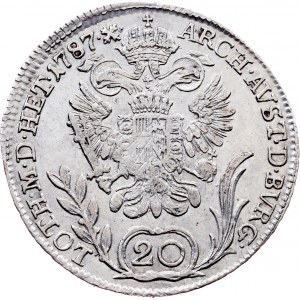 Joseph II., 20 Kreuzer 1787, B, Kremnitz