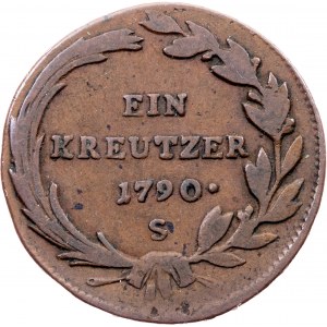 Joseph II., 1 Kreuzer 1790, S, Schmöllnitz