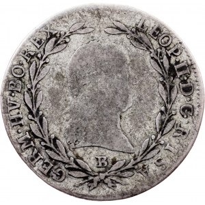 Leopold II., 10 Kreuzer 1791, B, Kremnitz