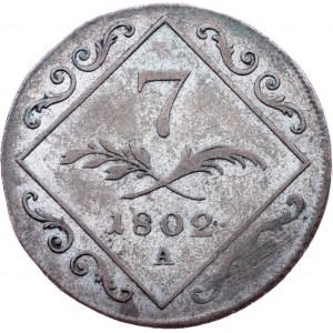Franz I. (II.), 7 Kreuzer 1802, A, Vienna
