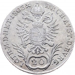 Franz I. (II.), 20 Kreuzer 1803, A, Vienna