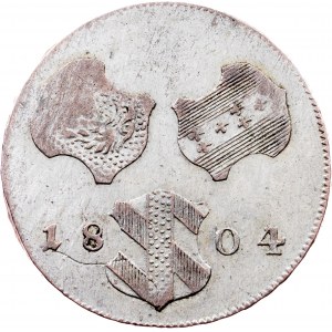 Franz I. (II.), 6 Kreuzer 1804, Günzburg