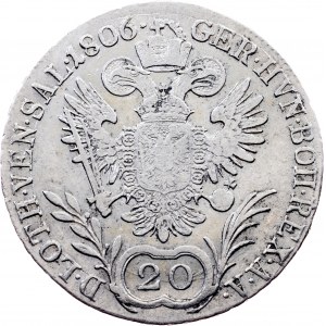 Franz I. (II.), 20 Kreuzer 1806, B, Kremnitz