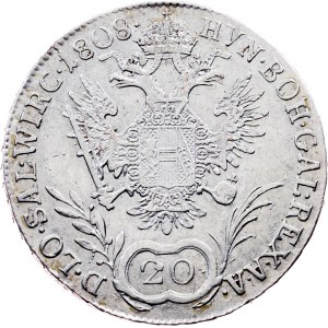 Franz I. (II.), 20 Kreuzer 1808, A, Vienna