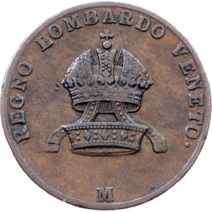 Franz I. (II.), 5 Centesimi 1822, M, Milan