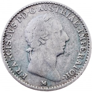 Franz I. (II.), 1/4 Lira 1823, M, Milan