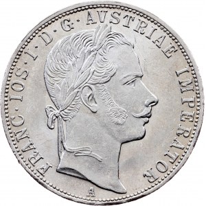 Franz Joseph I., 1 Gulden 1860, A, Vienna