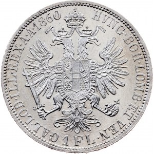 Franz Joseph I., 1 Gulden 1860, A, Vienna