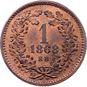 Franz Joseph I., 1 Kreuzer 1868, KB, Kremnitz
