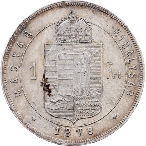 Franz Joseph I., 1 Forint 1879, KB, Kremnitz