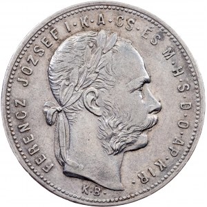 Franz Joseph I., 1 Forint 1881, KB, Kremnitz