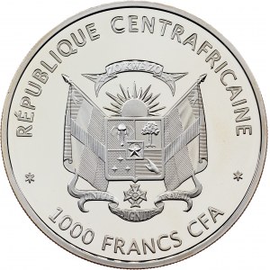 Central African Republic, 1000 Francs CFA 2014, Karlsfeld