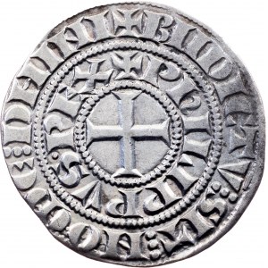 France, 1 Maille tierce ND (1306), Tours