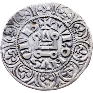 France, 1 Maille tierce ND (1306), Tours