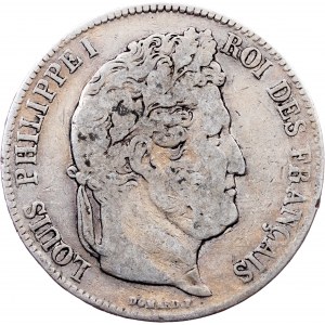 France, 5 Francs 1837, Rouen