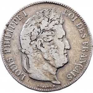 France, 5 Francs 1838, Lille