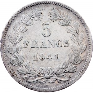 France, 5 Francs 1841, Lille