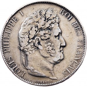 France, 5 Francs 1844, Lille