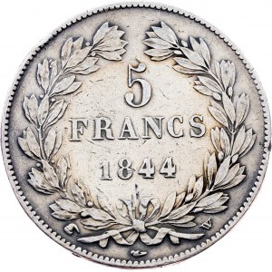 France, 5 Francs 1844, Lille