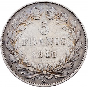 France, 5 Francs 1846, Paris