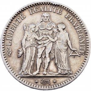France, 5 Francs 1848, Paris