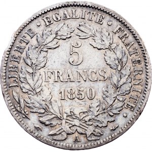 France, 5 Francs 1850, Paris