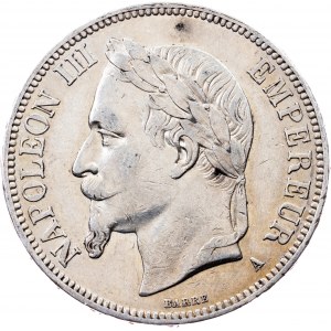 France, 5 Francs 1867, Paris