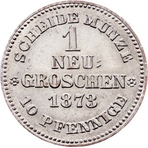 Germany, 1 Neugroschen / 10 Pfennige 1873, B