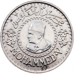 Morocco, 500 Francs 1376 (1956), Paris