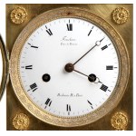 Pierre François Feuchère French Empire bronze mantel clock 19th Century