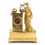 Pierre François Feuchère French Empire bronze mantel clock 19th Century