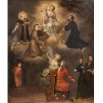 Oskar Olsen, Ex-voto with the patron and Saints 17th century