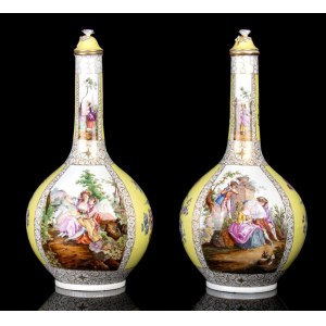 A pair of porcelain vases Germany, 19th century