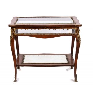 French Napoleon III mahogany display table Napoleon III 19th century