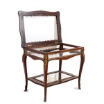 French Napoleon III mahogany display table Napoleon III 19th century